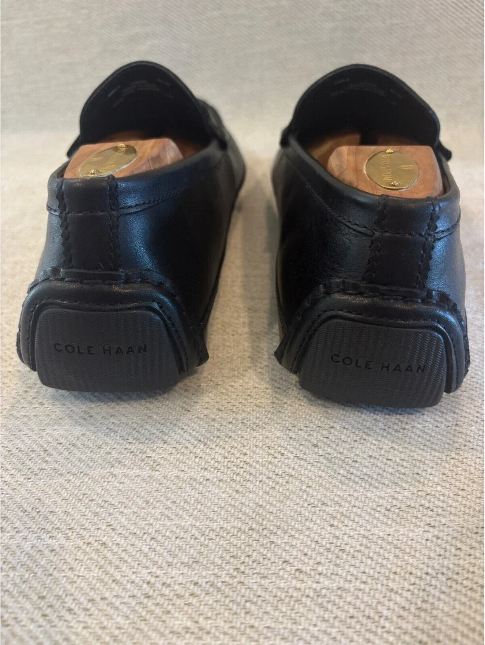 Cole Haan Grand OS Black Leather Bit Loafers Driver Shoes Men's 8.5 M C35783